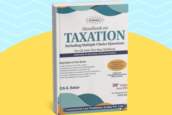 CA Inter Taxation Book By Priyanshu Patel