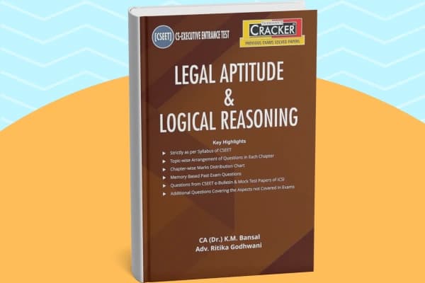 CSEET Legal Aptitude and Logical Reasoning book by CA Anish Verma